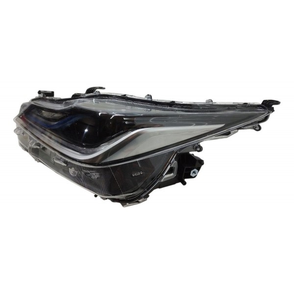 Farol Esquerdo Corolla Híbrido Friso Azul 2020 2021 2022 Led Esquerdo/motorista