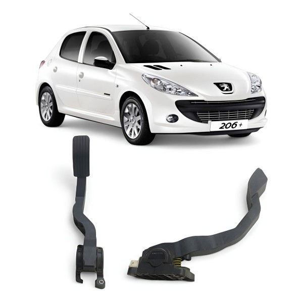 Pedal Acelerador Peugeot 206 2006 2007 2008 2009 2010 A 2012