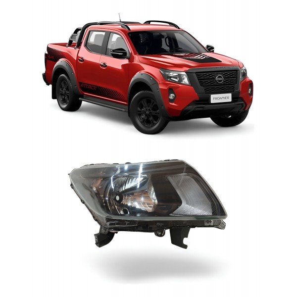 Farol Direito Nissan Frontier 2017 2018 2019 A 2021 Manual Direito/passageiro