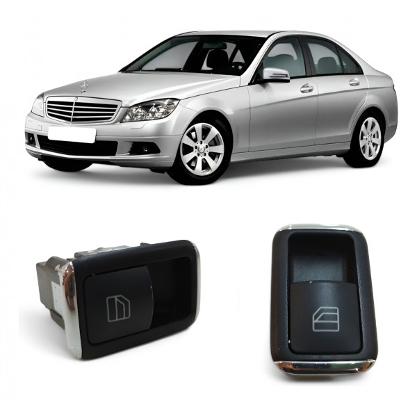 Botão Vidro Dianteiro Traseiro Mercedes C200 C180 2008 2013