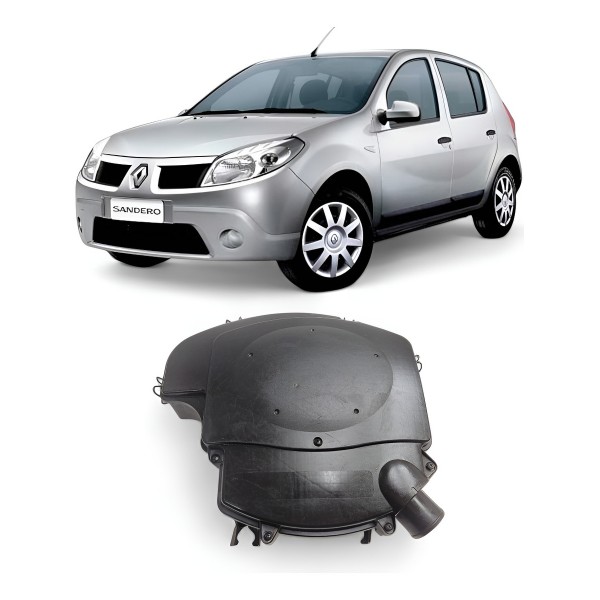 Caíxa Filtro Ar Renault Sandero 1.6 8v 2007 2008 2009 A 2012