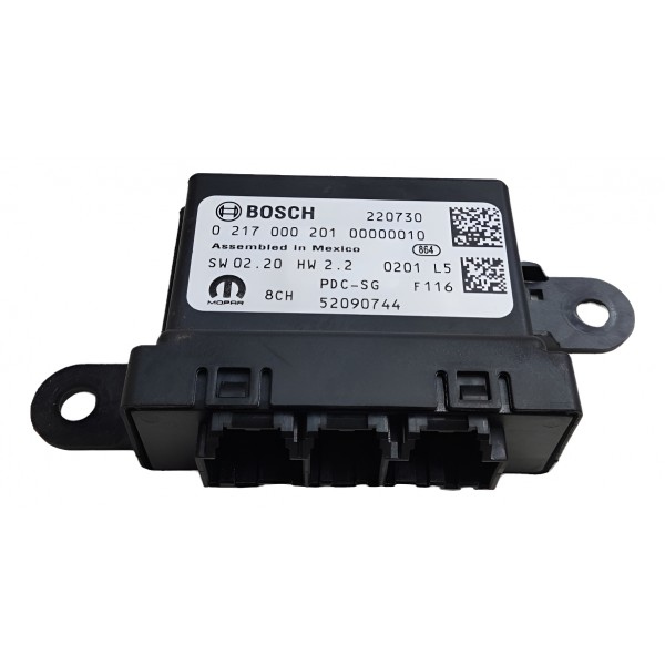 Modulo Sensor Estacionamento Fiat Toro Ranch 2022 2023 2024 Preto