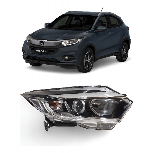 Farol Direito Honda Hrv 2018 2019 2020 2021 Led Original Direito/passageiro