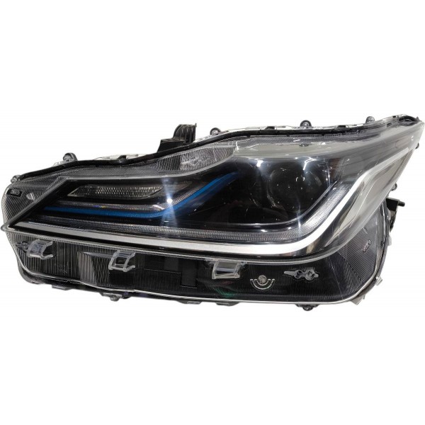 Farol Esquerdo Corolla Híbrido Friso Azul 2020 2021 2022 Led Esquerdo/motorista