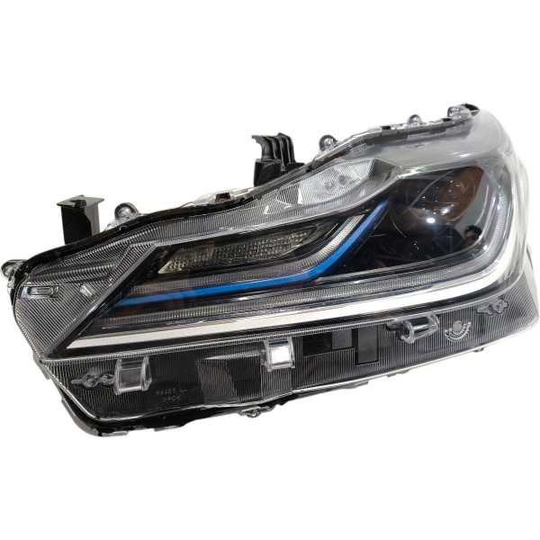Farol Esquerdo Corolla Híbrido Friso Azul 2020 2021 2022 Led Esquerdo/motorista