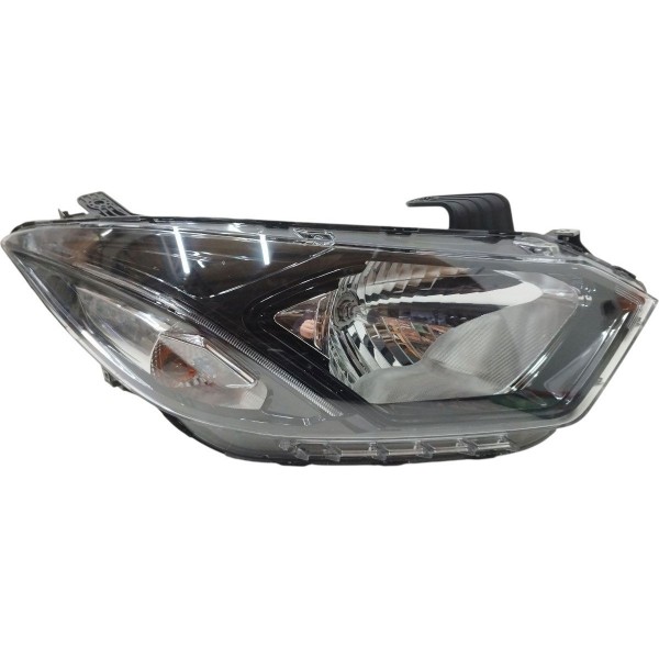 Farol Direito Gm Onix 2017 2018 2019 Máscara Negra Com Led Direito/passageiro