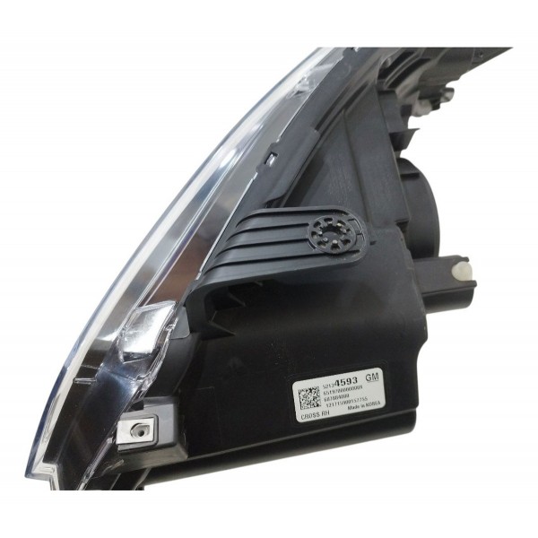 Farol Direito Gm Onix 2017 2018 2019 Máscara Negra Com Led Direito/passageiro