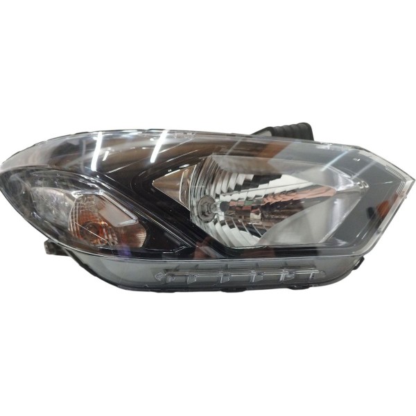 Farol Direito Gm Onix 2017 2018 2019 Máscara Negra Com Led Direito/passageiro