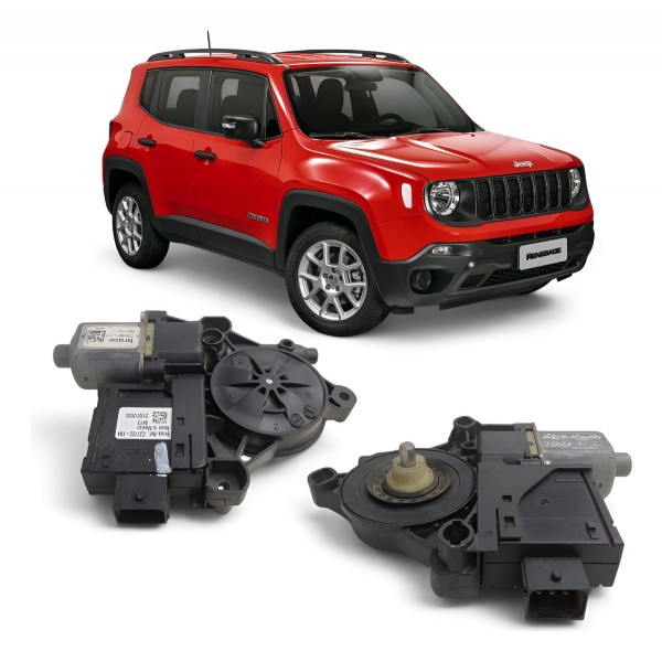 Motor Máquina Vidro Dianteira Esquerda Renegade 2016 A 2022