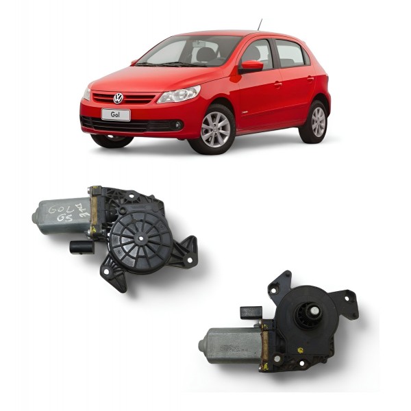 Motor Máquina Vidro Dianteira Esquerda Vw Gol 2009 A 2012