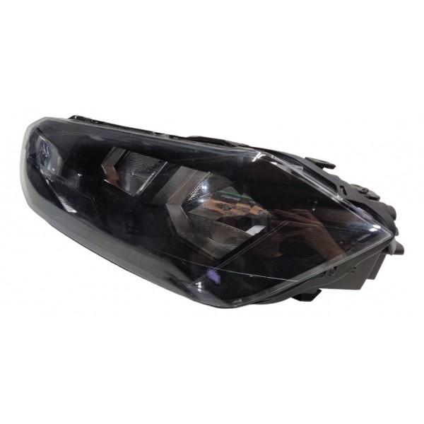 Farol Esquerdo Polo Virtus 2017 2018 2019 Mascara Negra Esquerdo/motorista