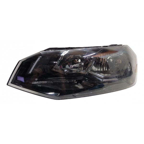 Farol Esquerdo Polo Virtus 2017 2018 2019 Mascara Negra Esquerdo/motorista