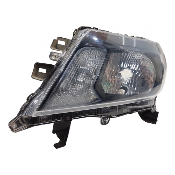 Farol Esquerdo Nissan Frontier 2017 2018 2019 Mascara Negra Esquerdo/motorista