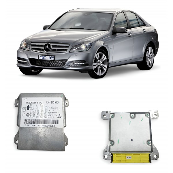 Modulo Central Impacto Mercedes C180 2012 2013 2014