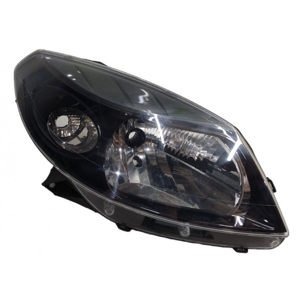 Farol Direito Sandero 2008 2009 2010 2011 Mascara Negra Direito/passageiro