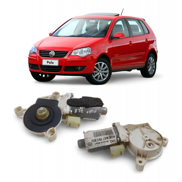 Motor Máquina Vidro Dianteira Esquerda Vw Polo 2004 A 2014
