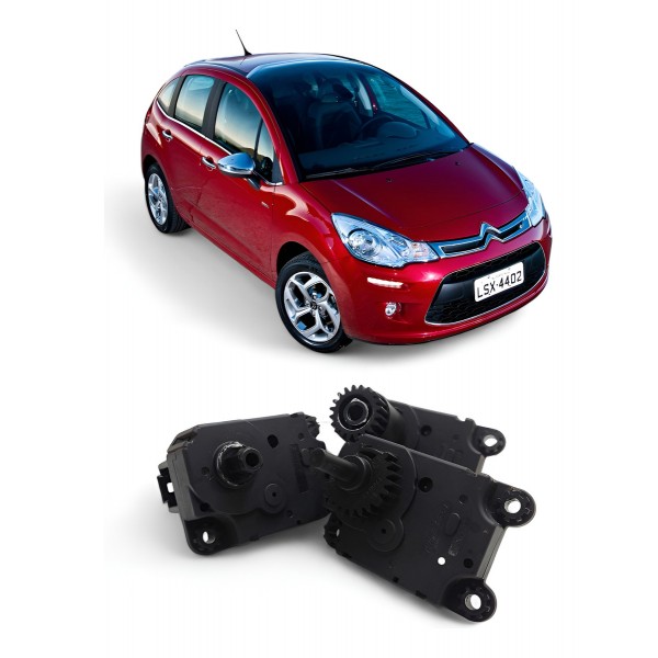 Kit Motor Atuador Caixa Ar Condicionado Citroen C3 2012 2013