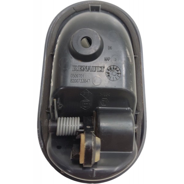 Maçaneta Interna Direita Sandero Logan Duster 2009 A 2019 Cinza Dianteira/traseira