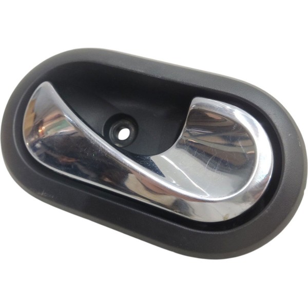 Maçaneta Interna Direita Sandero Logan Duster 2009 A 2019 Cinza Dianteira/traseira