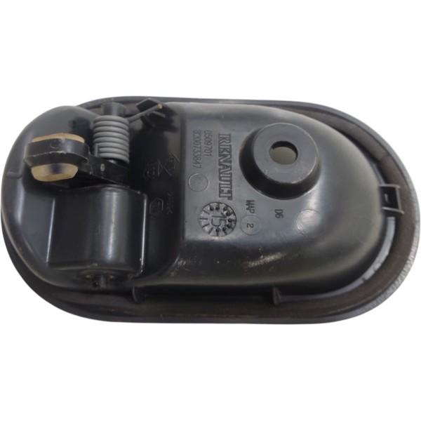 Maçaneta Interna Direita Sandero Logan Duster 2009 A 2019 Cinza Dianteira/traseira