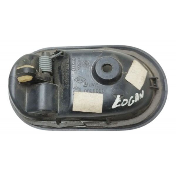 Kit 4 Maçaneta Interna Sandero Logan Duster 2009 2010 A 2014 Preto Dianteira/traseira