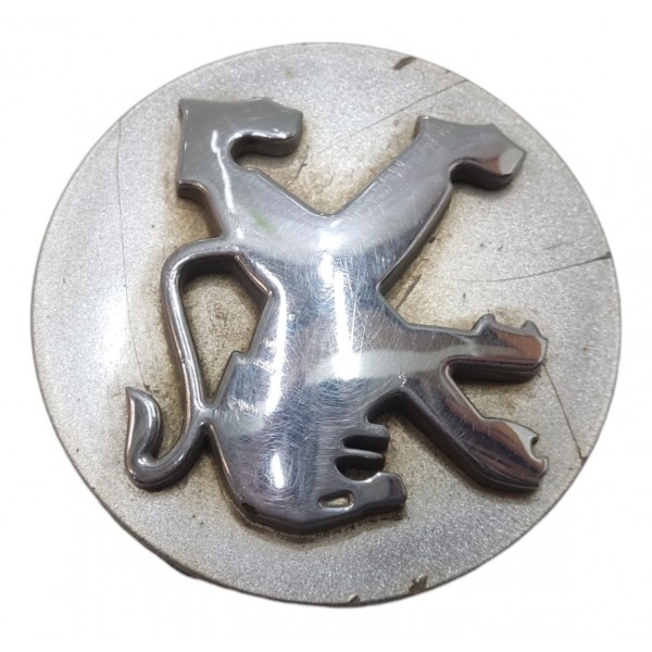 Calota Roda Central Peugeot 206 207 306 307 408 2007 2008 Cinza