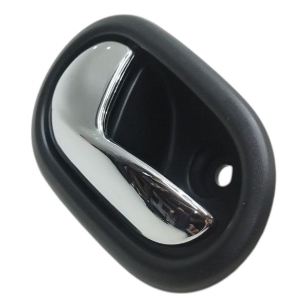 Maçaneta Interna Traseira Esquerda Sandero Logan 2015 A 2018 Cinza