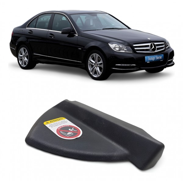 Acabamento Lateral Direito Capa Painel Mercedes C180 2012 Preto Original
