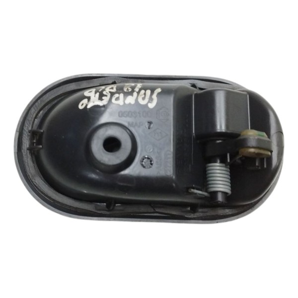 Maçaneta Interna Direita Renault Sandero 2007 2008 A 2014 Cinza Dianteira/traseira