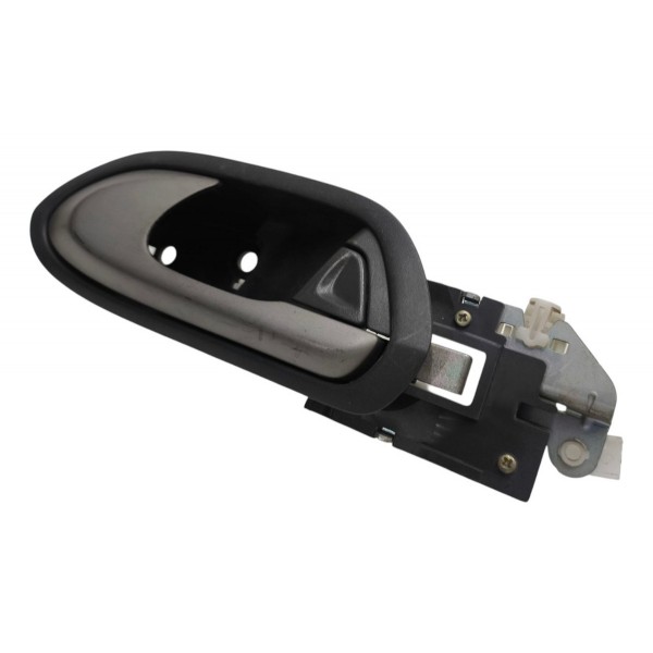 Kit 4 Maçaneta Interna Honda New Civic 2007 2008 2009 A 2011 Cinza Dianteira/traseira