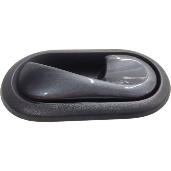 Maçaneta Interna Direito Sandero Logan Duster 2010 A 2019 Cinza-escuro Dianteira/traseira