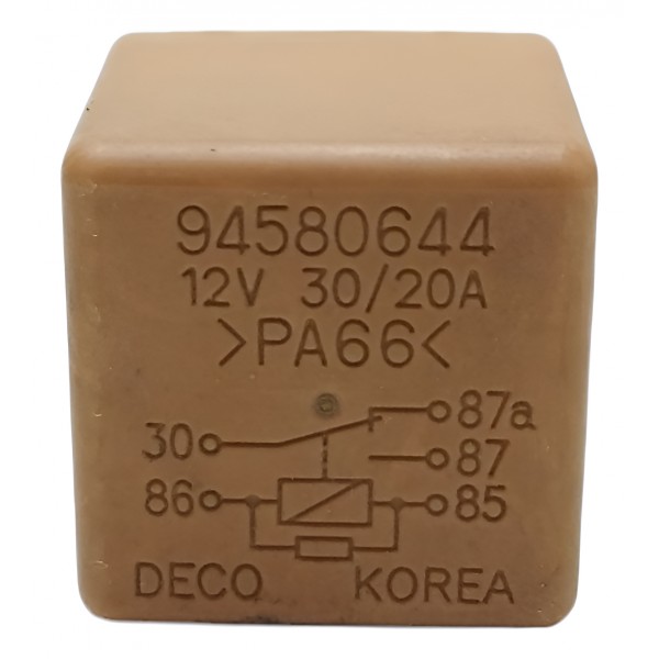 Relé Caixa Fusível 4 Pinos 12v Captiva 94580644 Original