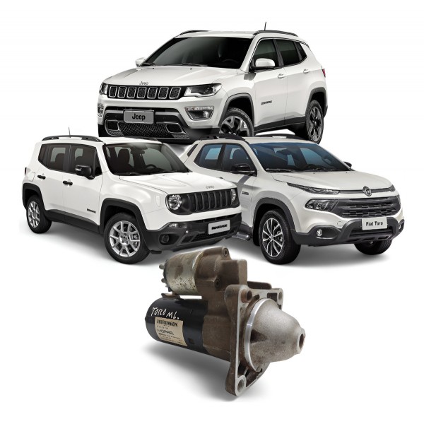 Motor Partida Arranque Renegade Compass Toro 2.0 16v Diesel
