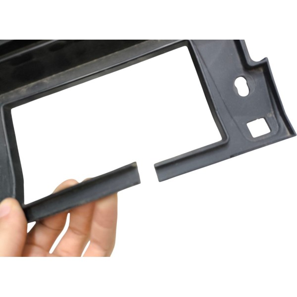 Reforço Superior Parachoque Dianteiro Fluence 2015 A 2021 Preto Fosco