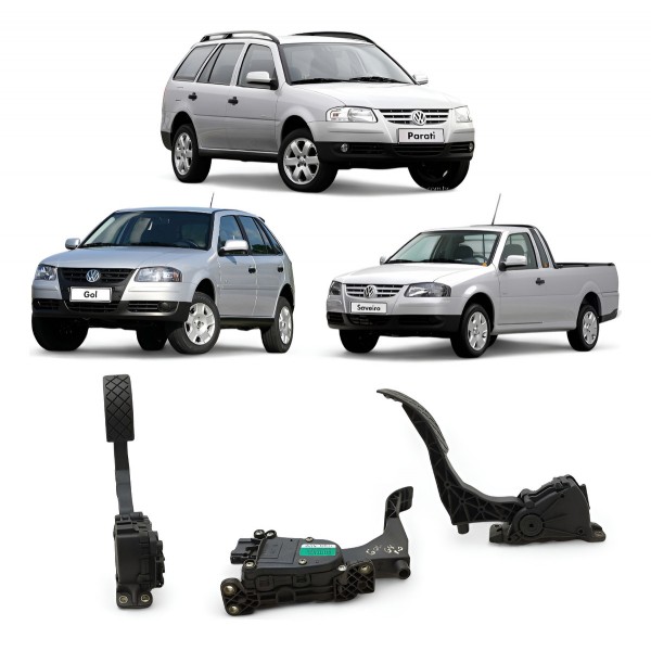 Pedal Acelerador Volkswagen Gol Saveiro Parati 2000 A 2007