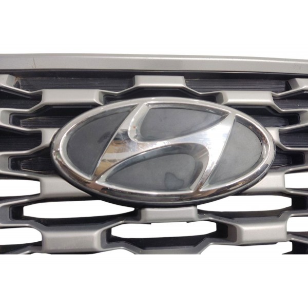 Grade Parachoque Dianteiro Hyundai Creta 2021 2022 2023 Preto Brilhante
