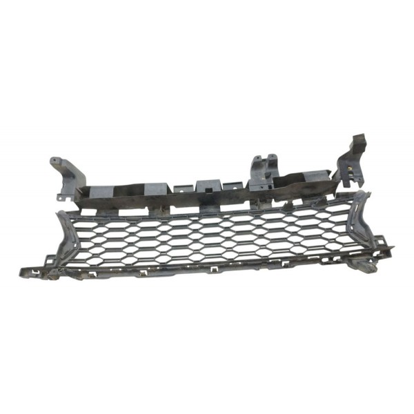 Grade Central Parachoque Renault Sandero 2014 2015 A 2019 Preto Fosco