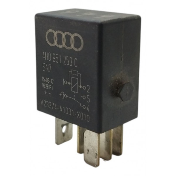 Relé Auxiliar Caixa Fusível 12v Audi 4h0951253c Original