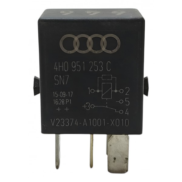 Relé Auxiliar Caixa Fusível 12v Audi 4h0951253c Original