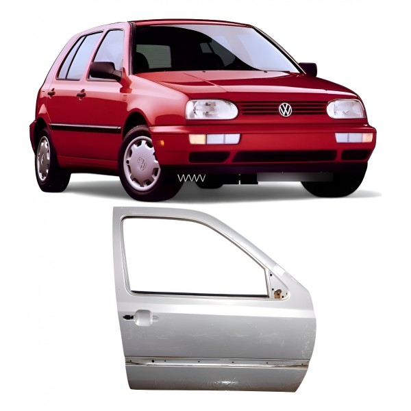 Porta Dianteira Direita Vw Golf 1995 1996 1997 1998 Original Dianteira Direita Cinza