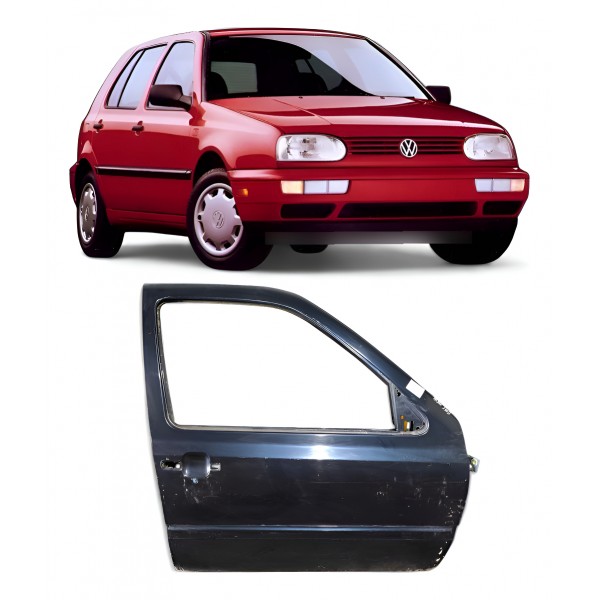 Porta Vw Golf 1994 1995 1996 1997 Dianteira Direita 4 Portas Dianteira Direita Preto