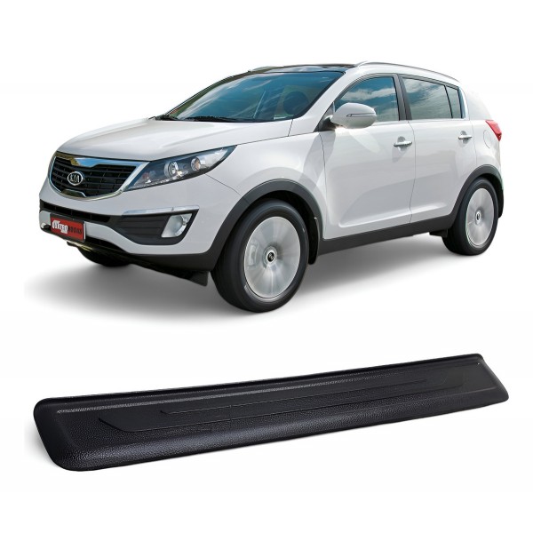Soleira Porta Kia Sportage 2012 2014 2014 Dianteira Esquerda Preto