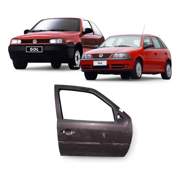 Porta Vw Gol G2 G3 2001 2002 2003 Dianteira Direita 4 Portas Dianteira Direita Violeta