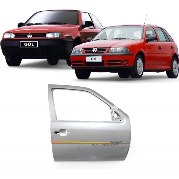 Porta Vw Gol G2 G3 2002 2003 2004 Dianteira Direita 4 Portas Dianteira Direita Cinza