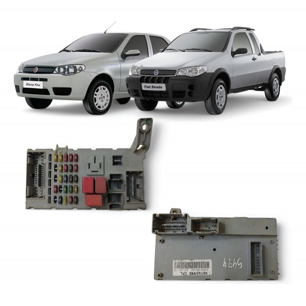 Caixa Fusível Fiat Palio Siena Strada 2003 2004 2005 2006