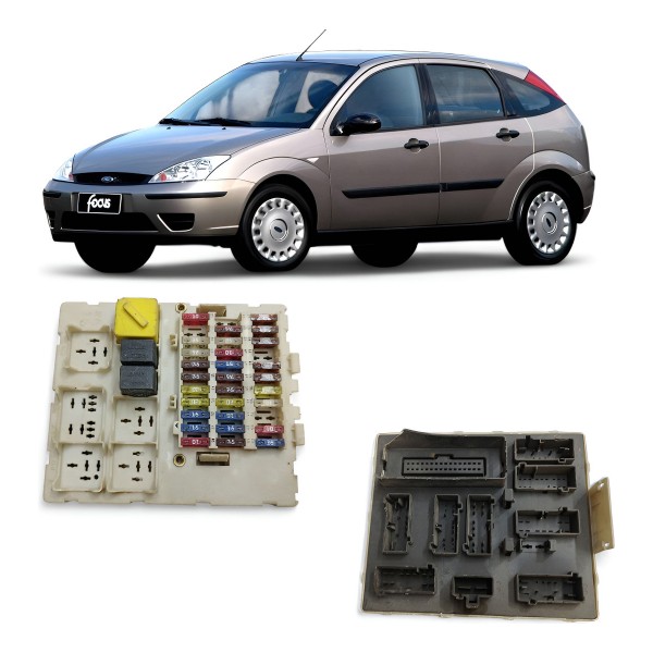 Caixa Fusível Ford Focus 2001 2002 2003 2004 2005 2006