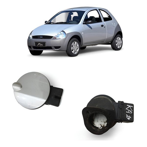 Portinhola Tanque Combustível Ford Ka 1996 A 2003 Cinza