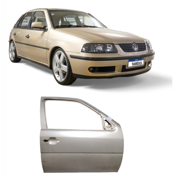 Porta Dianteira Direita Vw Gol G3 G4 2001 2002 2006 2007 Dianteira Direita Dourado