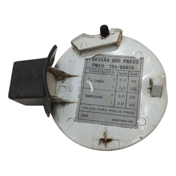 Portinhola Tanque Combustível Gm Omega 1993 A 1998 Branco 1995