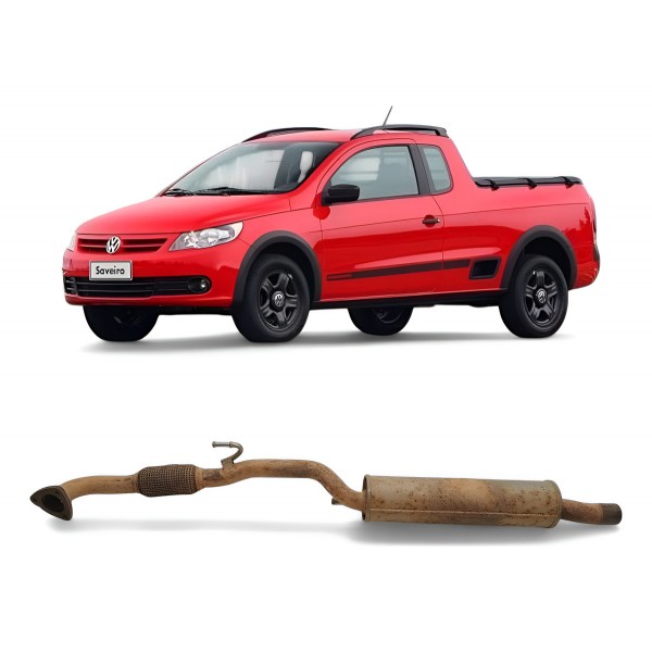 Escapamento Flexível Vw Saveiro G5 2009 2010 2011 2012